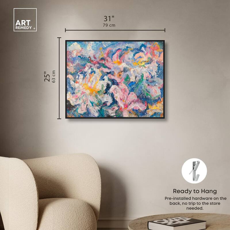 Pastel Riot II Canvas by Art Remedy