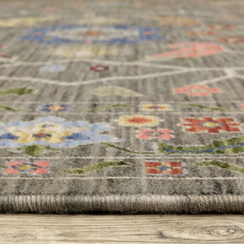 Style Haven Lawson Traditional Bordered Wool Fringe Edge Area Rug