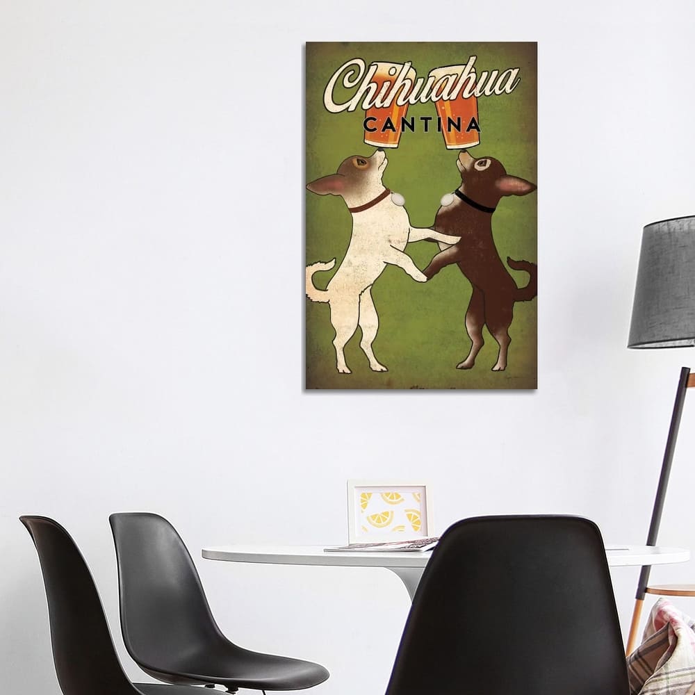 iCanvas "Chihuahua Cantina" by Ryan Fowler Canvas Print