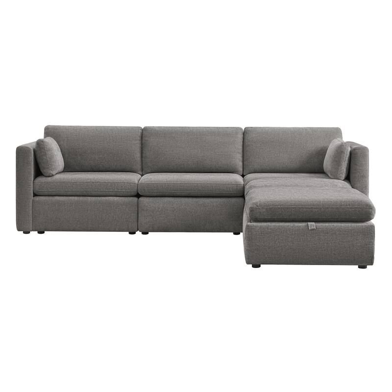 Celia Oversized Modular Sectional Fabric Sofa Set