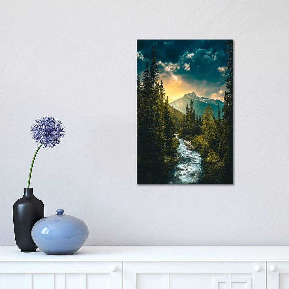 iCanvas "Where The River Flows" by Zach Doehler Canvas Print