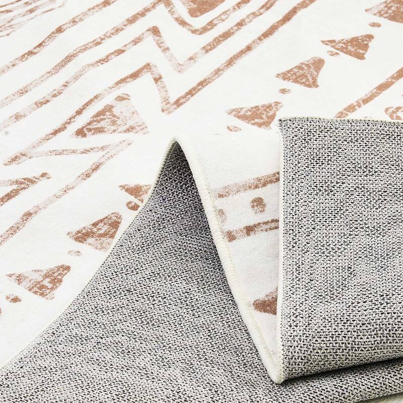 Large Area Rug Anti-Skid and Tear-Resistant Floor Mat Modern - 6' x 7'