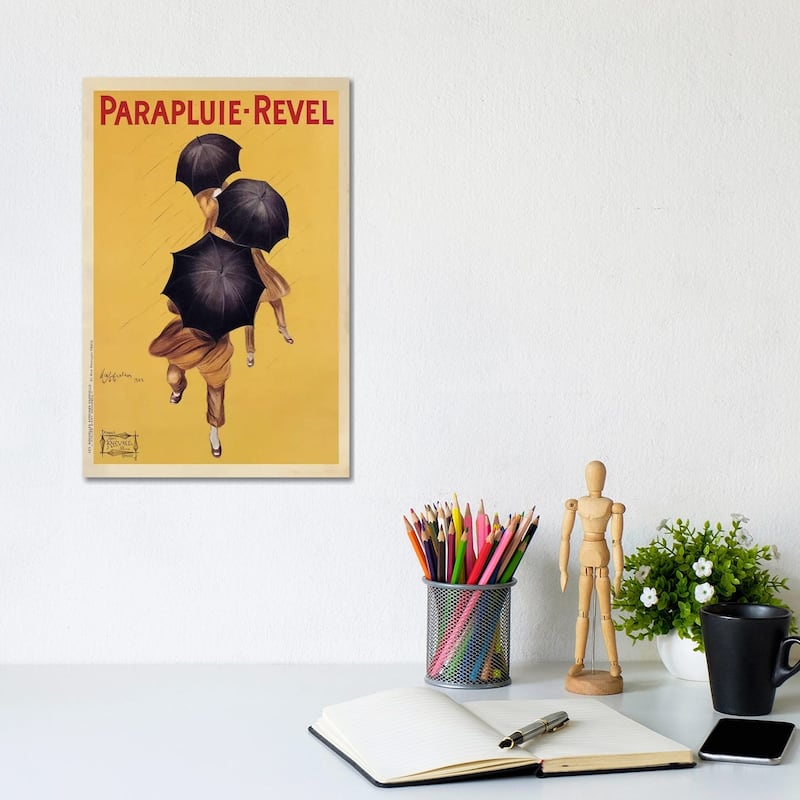 iCanvas "Parapluie-Revel, 1922" by Leonetto Cappiello Canvas Print - 12x8x0.75