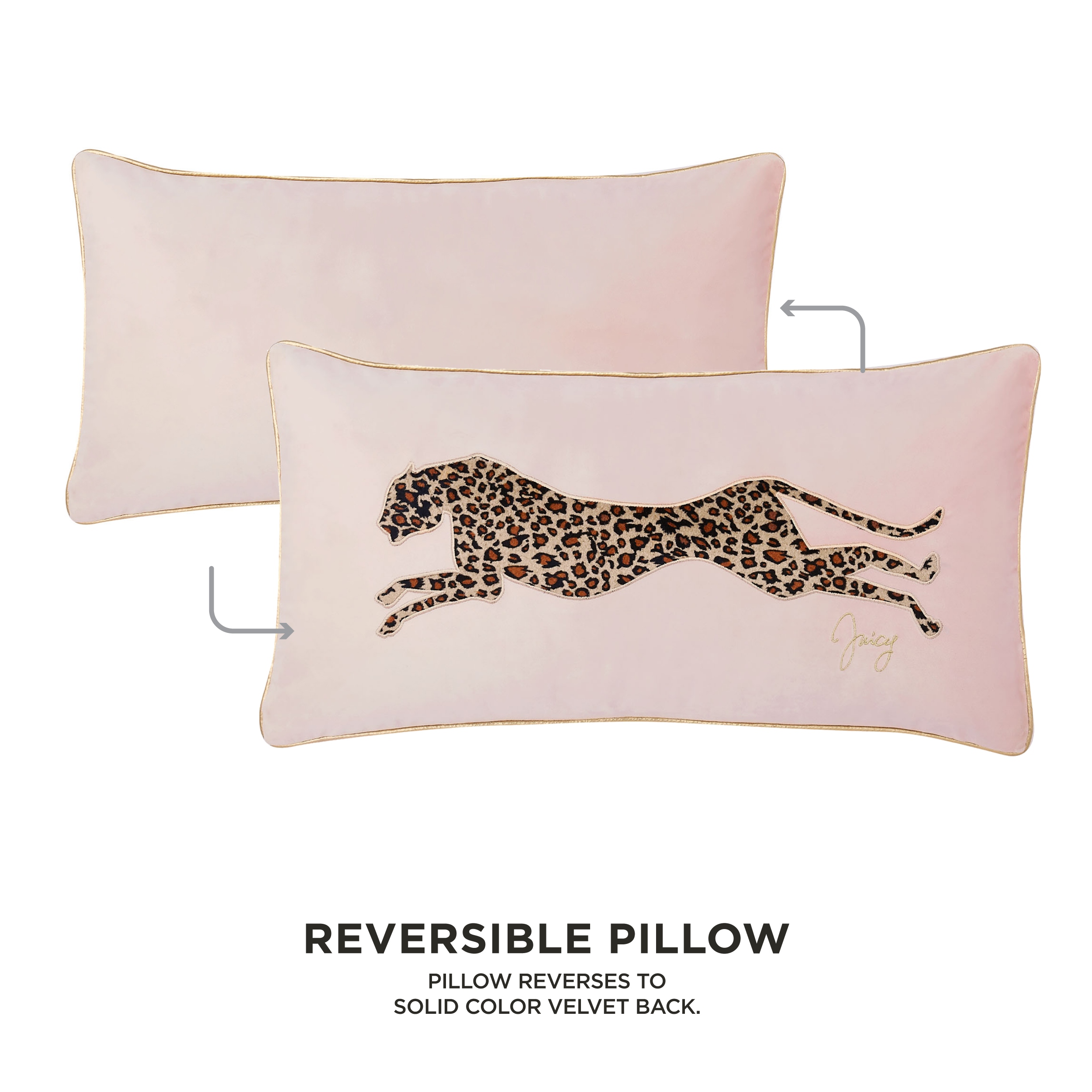 Velvet discount cheetah pillow