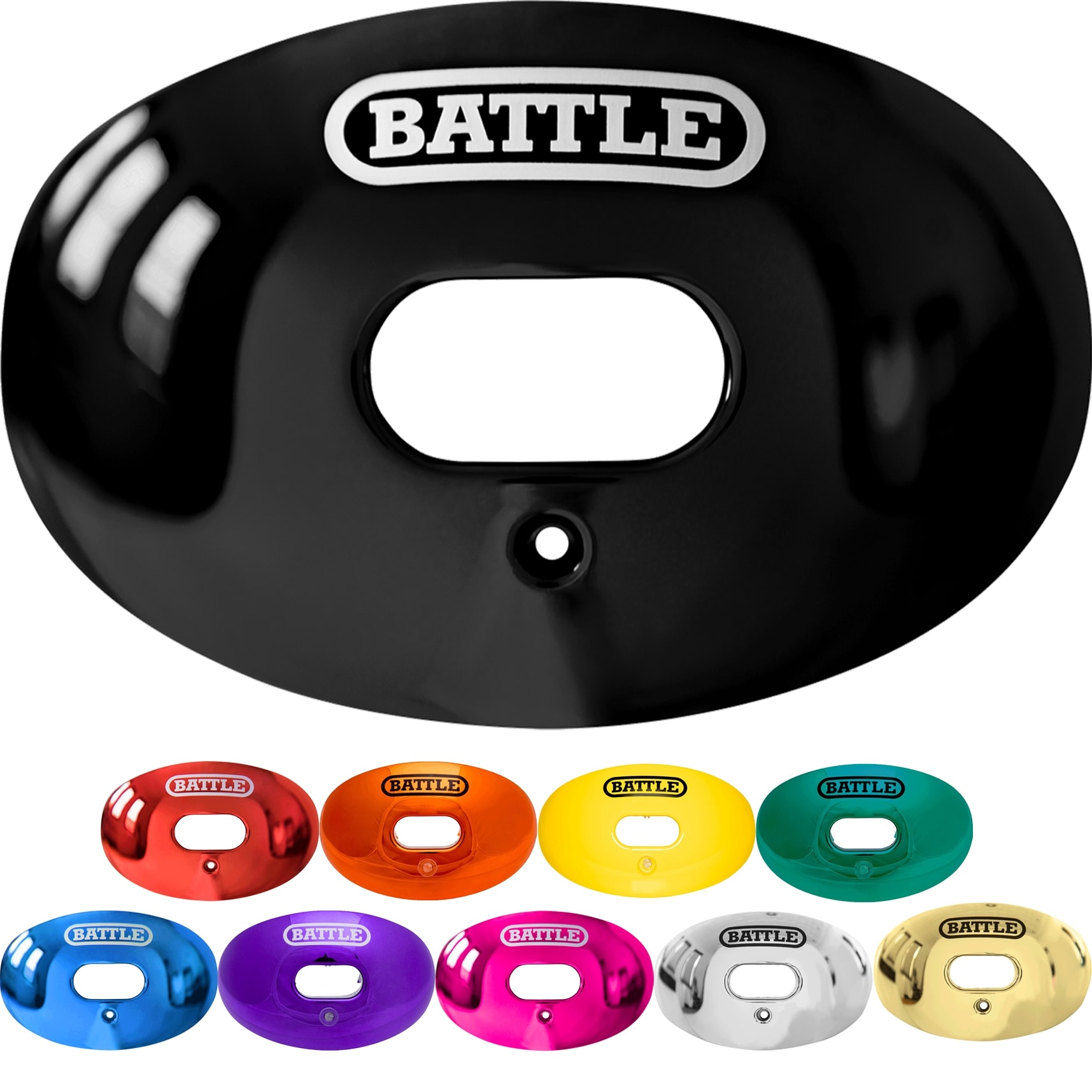 Shop Battle Sports Science Chrome Oxygen Lip Protector Mouthguard