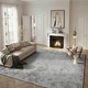 preview thumbnail 3 of 18, SAFAVIEH Handmade Paris Shag Danara 2.5-inch Thick Rug - Silver - 3' x 5'