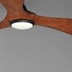 preview thumbnail 3 of 6, Maxim 88755WT Keanu 56" 3 Blade Indoor / Outdoor LED Ceiling Fan