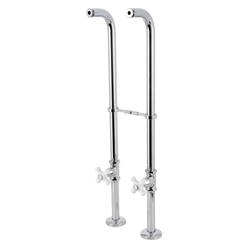 Kingston Brass CC266S.PX Kingston Freestanding Supply Line with Stop