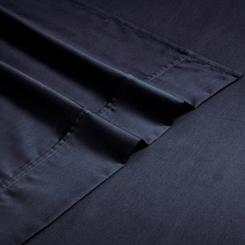 Superior Cotton Blend 1200 Thread Count Solid Deep Pocket Bed Sheet Set