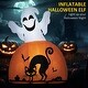 preview thumbnail 6 of 8, 5ft Halloween Inflatables Outdoor Decorations Ghost with Pumpkin with LED Light