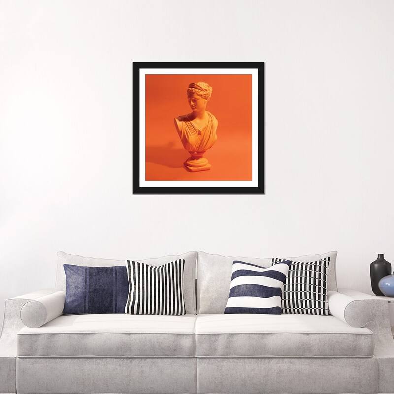 iCanvas "Orange Greek" by Pepino de Mar PFA