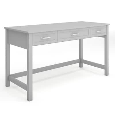 Martha Stewart Shaker Style Home Office Desk with 3 Drawers