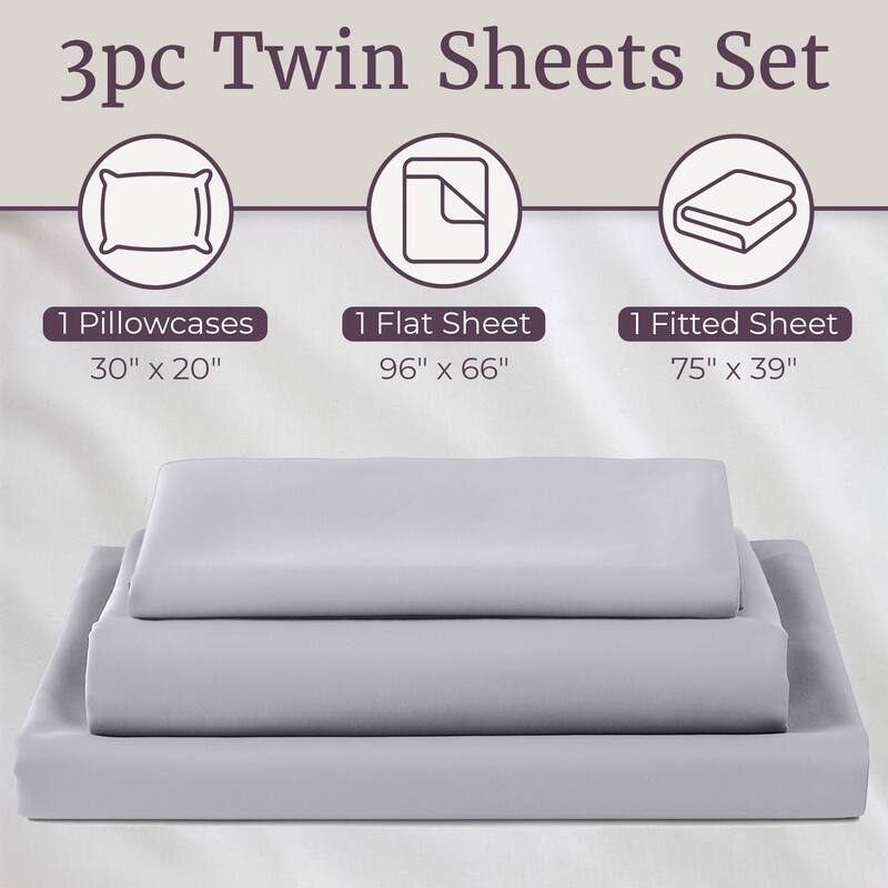Wrinkle Resistant Brushed Microfiber Sheet Set by Windsor Home