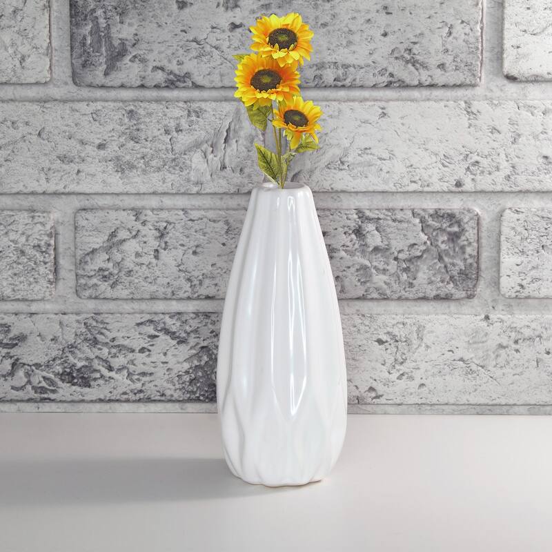 IH Casa Decor Artificial 3 Head Sunflower Spray - Set of 2 - Yellow