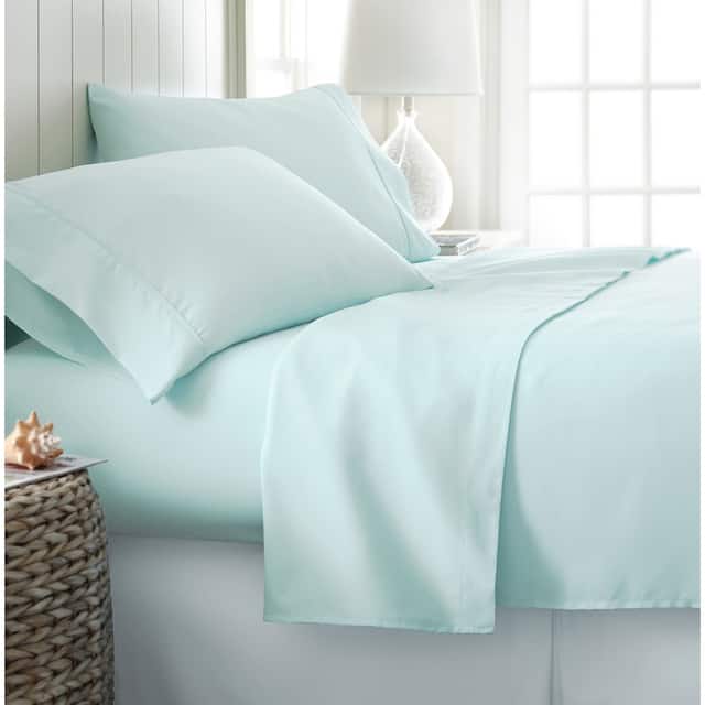 Becky Cameron Ultra-soft Deep Pocket Microfiber 4-piece Bed Sheet Set - Twin Extra Long - Mint