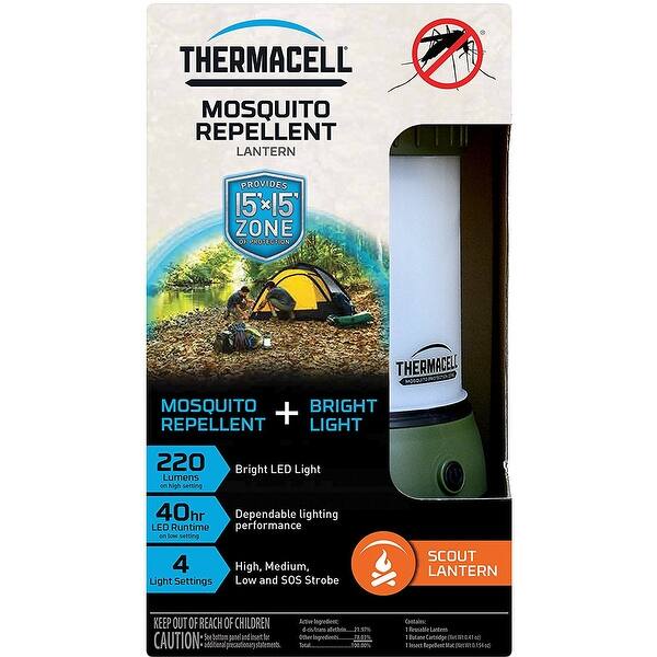 Thermacell Mosquito Repellent Pest Control Outdoor And Camping Lantern Green Mr Clc Overstock 17031708