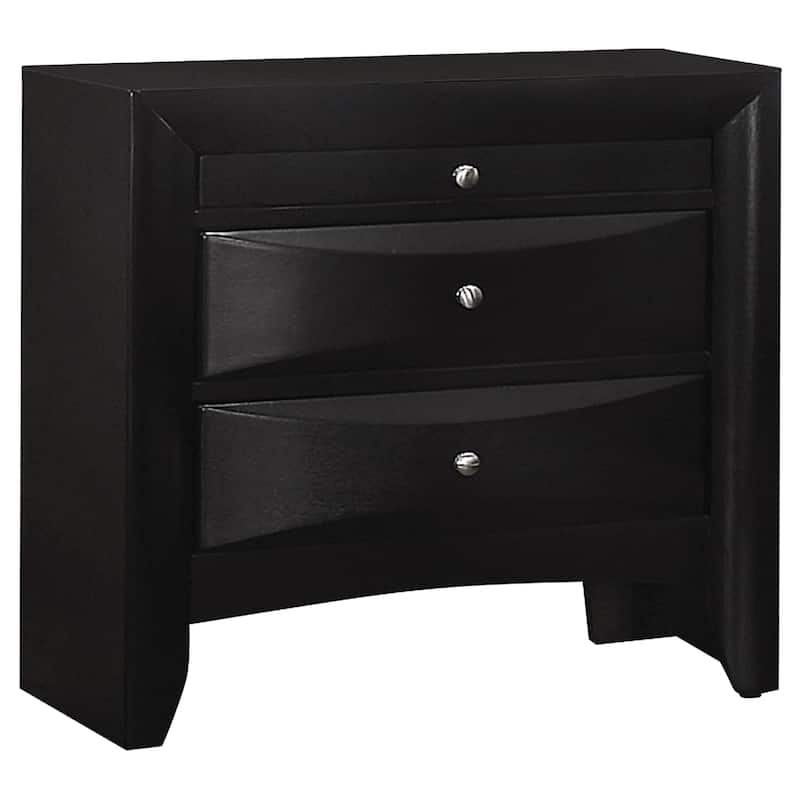 Briana Black Storage Platform Bedroom Set
