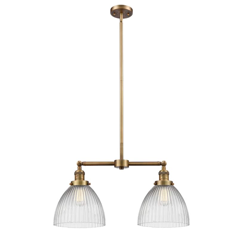 Innovations Lighting Seneca Falls 2 Light 21" Wide Linear Chandelier