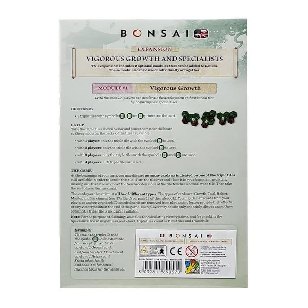 Bonsai Board Game Expansion: Vigorous Growth and Specialists - Bed Bath &  Beyond - 42094416