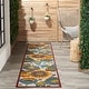 preview thumbnail 48 of 71, Nourison Aloha Scandinavian Floral Indoor/Outdoor Area Rug 2'3" x 10' Runner - Multicolor