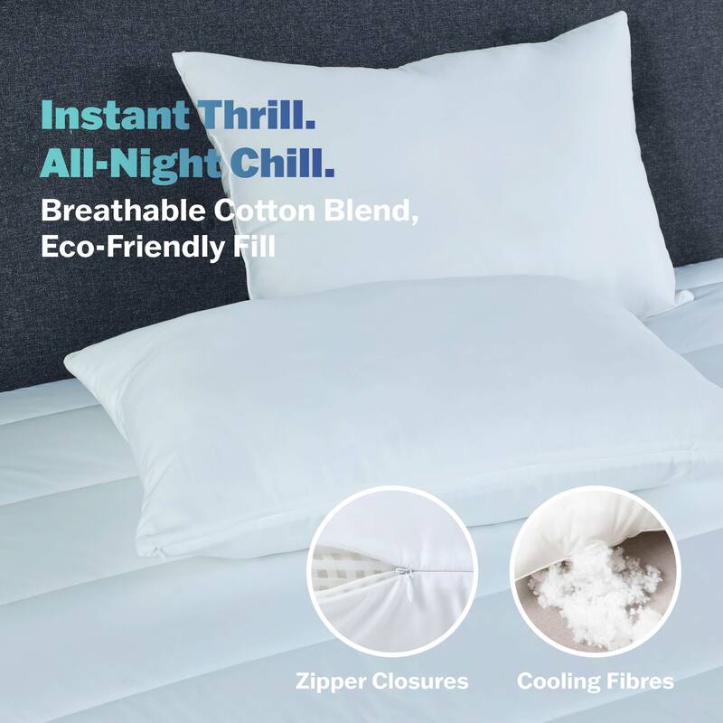 Martex Brrr All Sleeper White Blown Bed Pillow