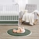 preview thumbnail 2 of 2, Sweet Jojo Designs Dark Green Boho Boy Girl Gender Neutral Baby Tummy Time Playmat Sage Modern Bohemian Farmhouse Diamond Tuft