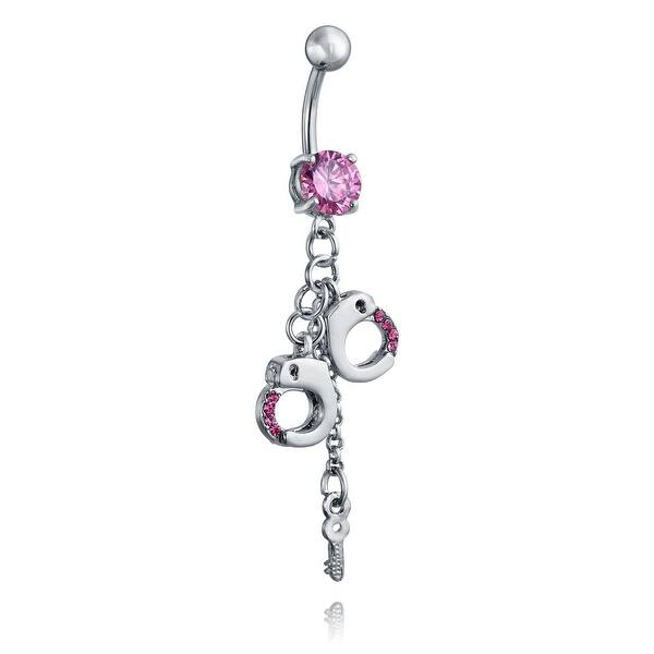 Shop Handcuffs And Key Hot Wife Secret Shades Pink Cz Crystal