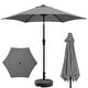 preview thumbnail 63 of 101, Autlaycil 7.5FT Solar Patio Umbrella with Base and Tilt,Crank