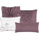 7 Piece Comforter Set Purple Floral Soft Bedding - Bed Bath & Beyond ...