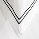 preview thumbnail 8 of 18, 100% Cotton Percale 3 Piece Duvet Set with Satin Stitching