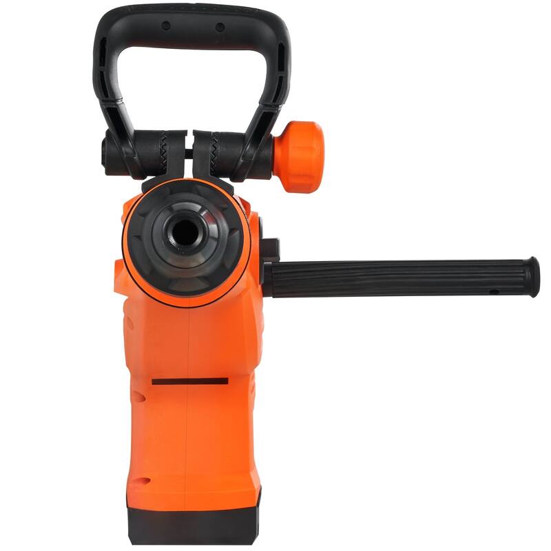 Orange and Black Steel 1600W Rotary Hammer Drill with SDS Max and 3 Modes - 22.0x12.0x5.1 in