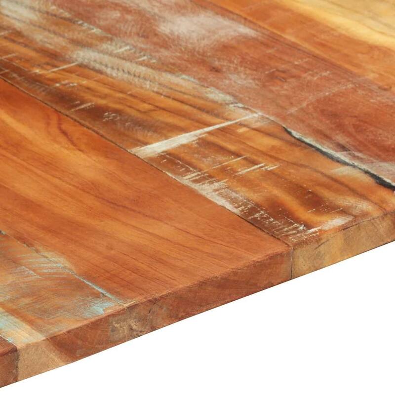 vidaXL Table Top Multicolor Solid reclaimed wood Standard