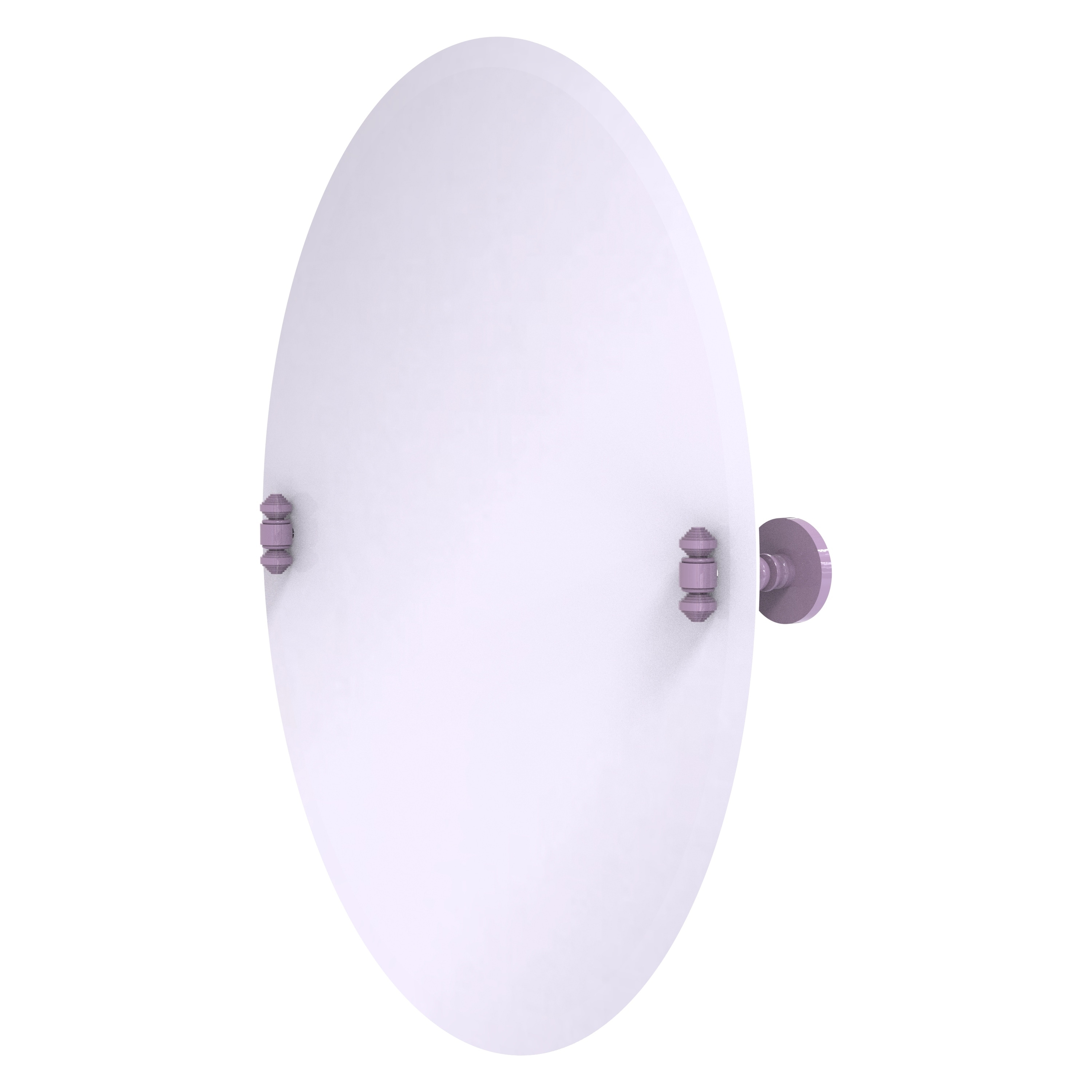 Allied Brass Frameless Oval Tilt Mirror with Beveled Edge