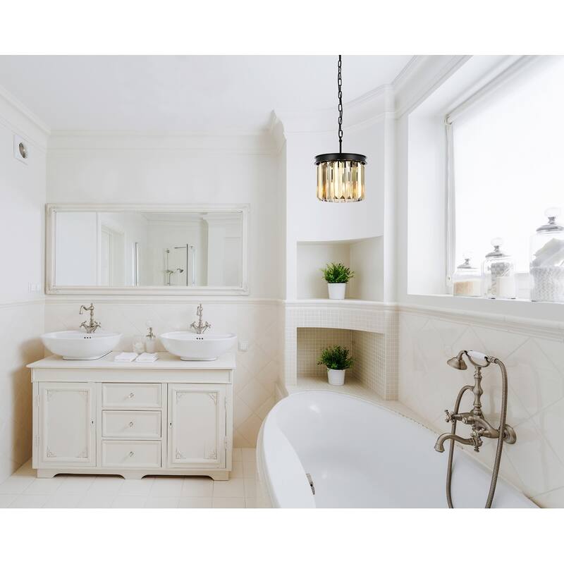 Royce Edge 3-Light Matte Black Pendant