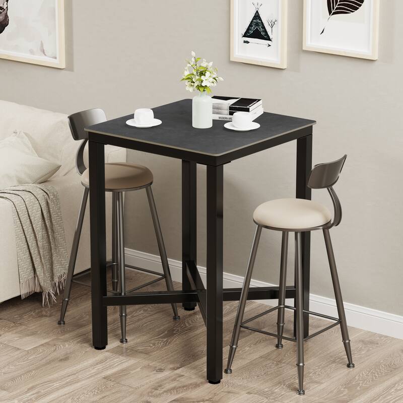 Bar Height 41.4" Dining Table - 27.55x27.55x41.4 inch