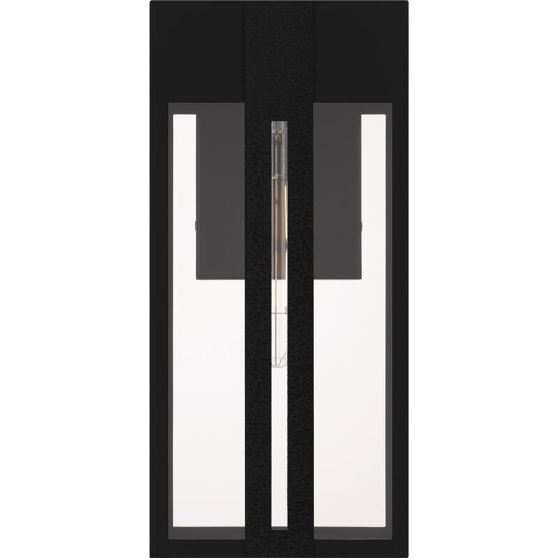 Boswell 1-Light Matte Black Outdoor Wall Lantern