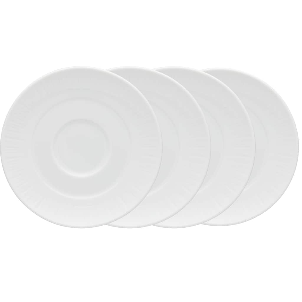 Noritake Conifere Set of 4 Saucers, 6"