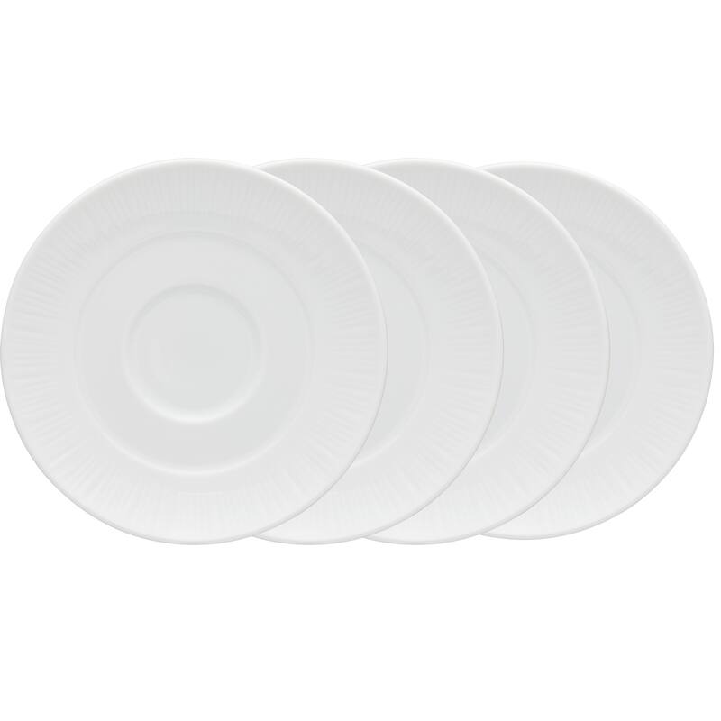 Noritake Conifere Set of 4 Saucers, 6"