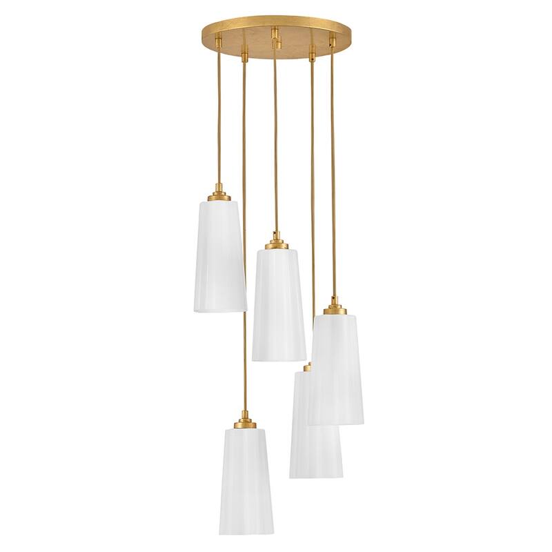 Lark 83718 Honey 5 Light 16" Wide Multi Light Pendant