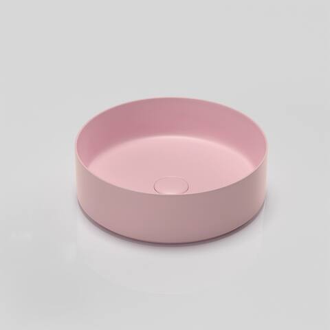 Ceramic Circular Vessel Bathroom Sink - 15.7*15.7*4.7