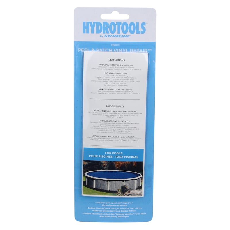 5pc Clear Peel and Patch Tear-Aid Swimming Pool Vinyl Repair Kit - 1"