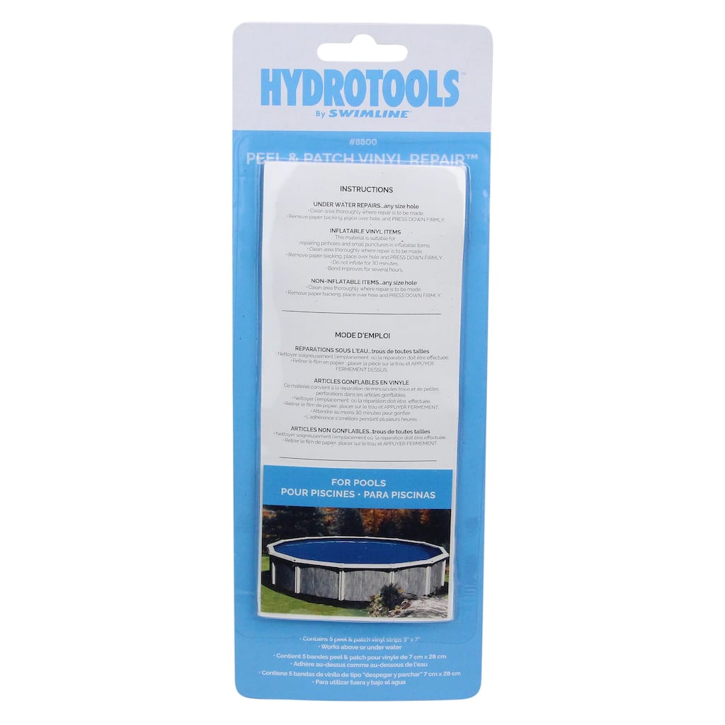 5pc Clear Peel and Patch Tear-Aid Swimming Pool Vinyl Repair Kit - 1"