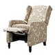 preview thumbnail 60 of 63, HULALA HOME Damaris Mid-Century Modern Manual Pushback Recliner with Wingback Design Set of 2