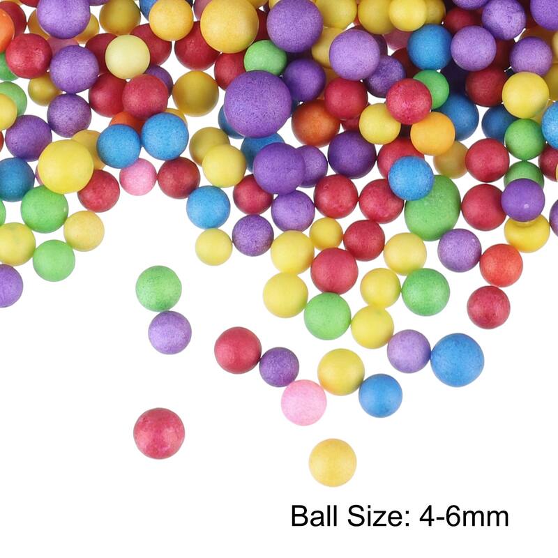 Foam Beads Foam Balls for DIY Craft Decoration, 1 Pack Approx 8000pcs