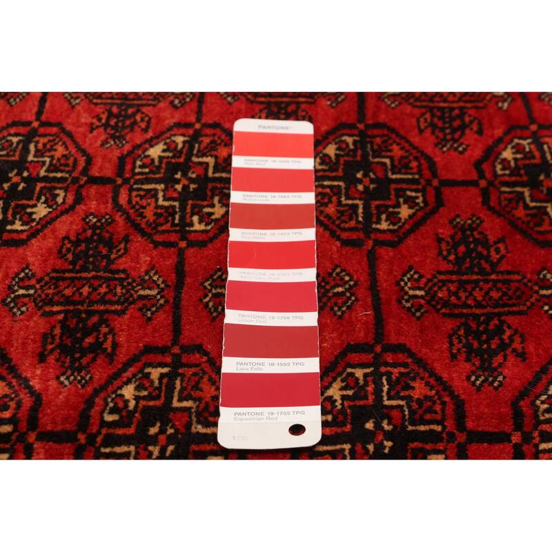 Teimani Red Rug 4'2" x 5'7" - 4'2 x 5'7