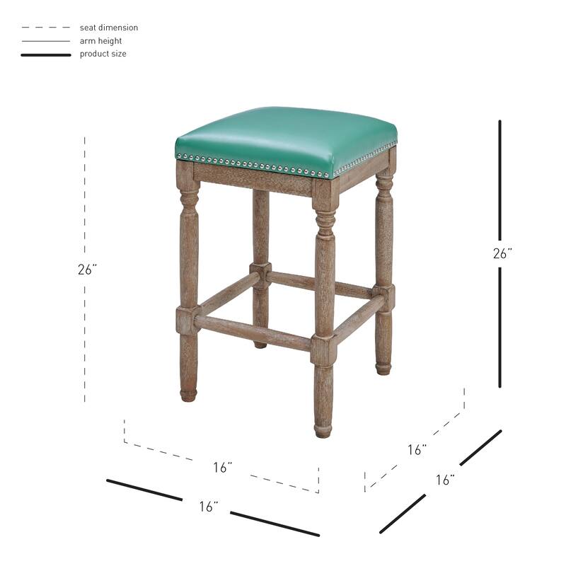 NPD Furniture Ernie Bonded Leather Counter Stool