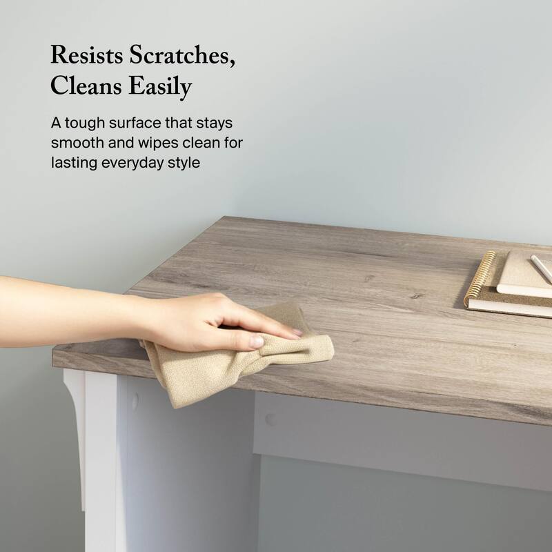 Bush Furniture Salinas 60W L Shaped Desk with Drawers and Storage