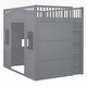 preview thumbnail 26 of 35, House Loft Bed With Ladder and Wardrobe