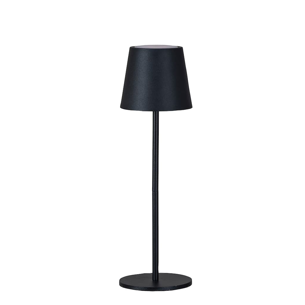 Metal LED Rechargeable Table Lamp - 4.3"L x 4.3"W x 14.5"H