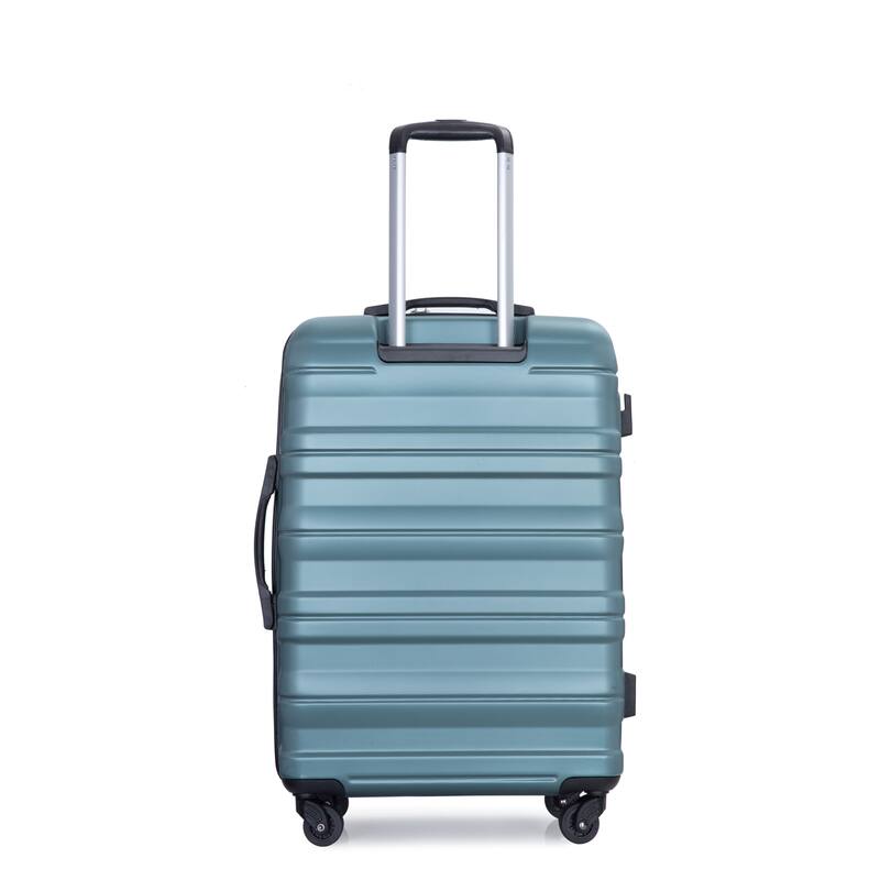 3 Piece PC Expandable Luggage Sets, Modern Lightweight Durable Suitcase with TSA Lock, Two Hooks and Spinner Wheels